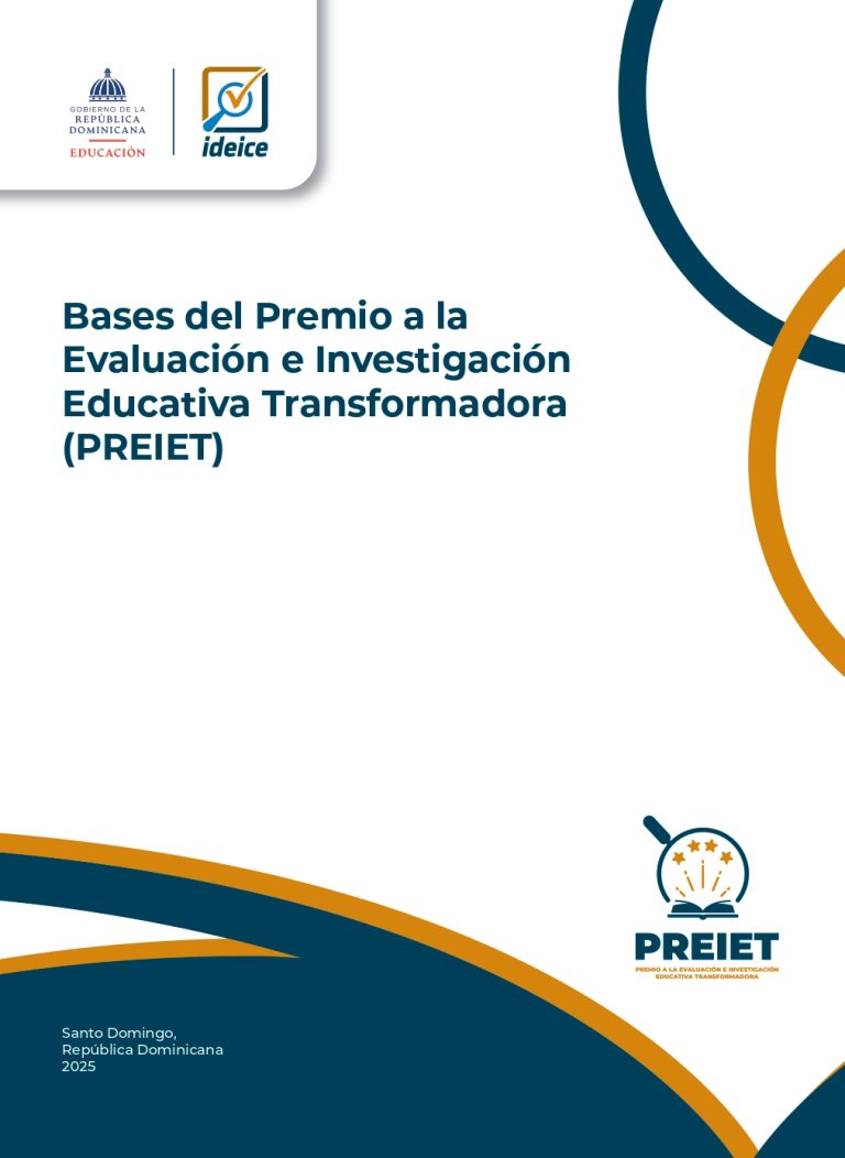 Bases del Premio a la Evaluación e Investigación Educativa Transformadora (PREIET)